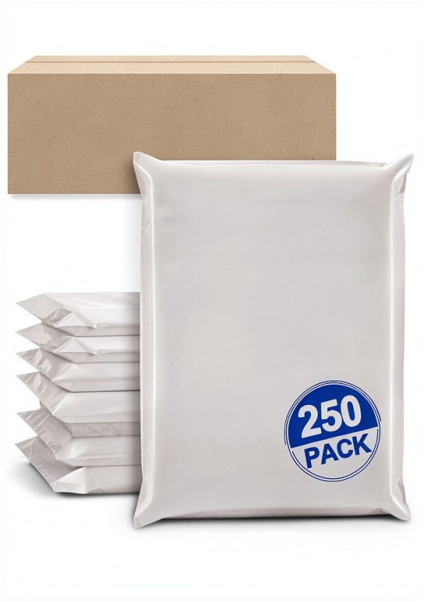Metronic Poly Mailers White Self Seal Shipping Bags-0