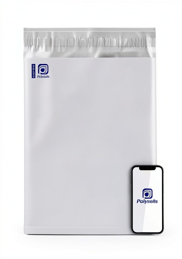 POLYSELLS White Silver Self Seal Poly Mailers 10x13 100 Pack-7
