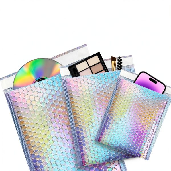 Mouchot Holographic Bubble Mailers Self Sealing Waterproof-6