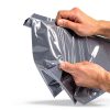 SMARTYnas Plastic Mailers Self Seal Grey Bulk Envelope-2