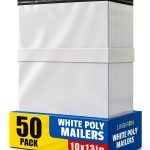 LINSIRON Self Sealing Poly Mailers Durable Weatherproof-0