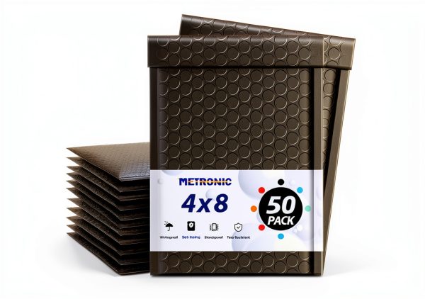 Metronic Black Bubble Mailers Self Seal Padded Envelopes-6