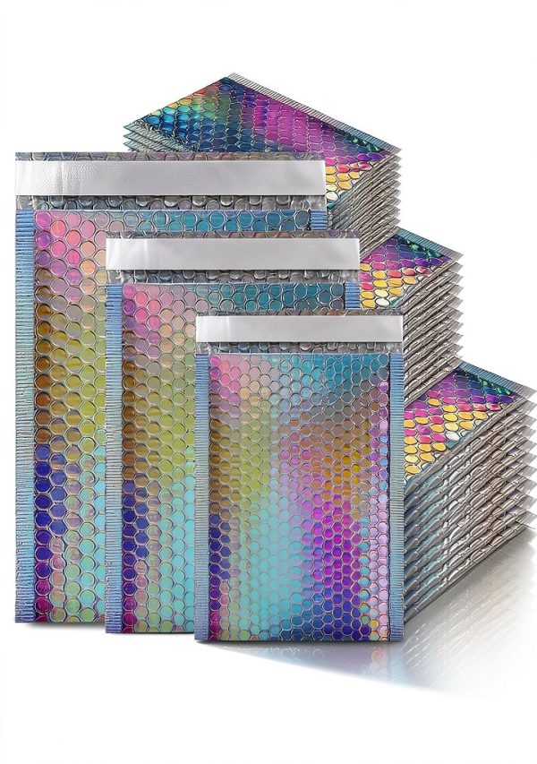 Mouchot Holographic Bubble Mailers Self Sealing Waterproof-0