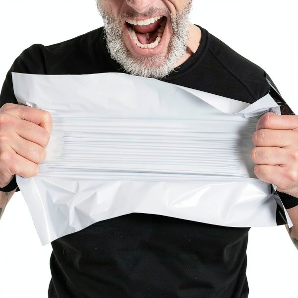 Metronic Poly Mailers White Self Seal Shipping Bags-2
