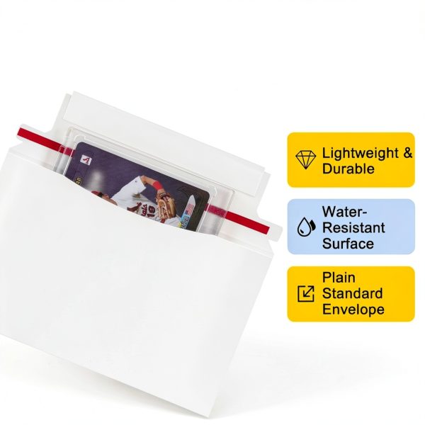 ACtmuen Card Mailers White 180Pack Trading Card Shipping-2
