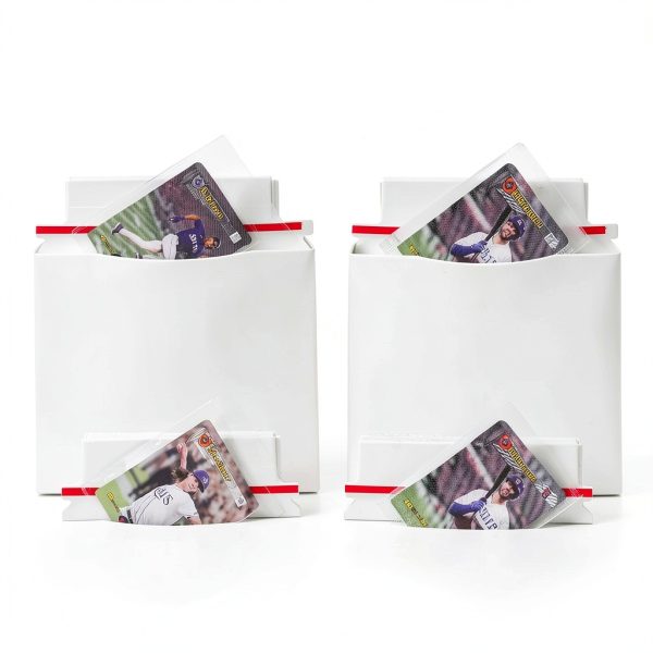 ACtmuen Card Mailers White 180Pack Trading Card Shipping-4