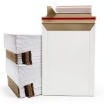 GEARGADGET 6x8 Cardboard Mailers Self Seal White 100 Pack-0