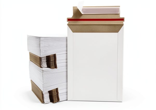 GEARGADGET 6x8 Cardboard Mailers Self Seal White 100 Pack-0