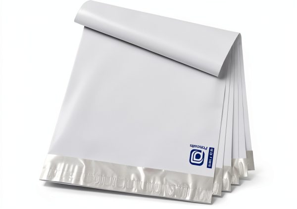 POLYSELLS White Silver Self Seal Poly Mailers 10x13 100 Pack-0