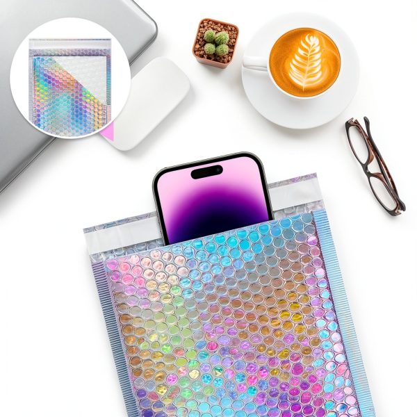 Mouchot Holographic Bubble Mailers Self Sealing Waterproof-3