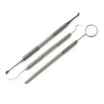 Tartar Calculus Plaque Remover 3 PCS Set with Mirror Probe G.S Store-0