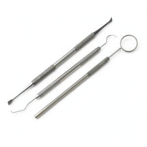 Tartar Calculus Plaque Remover 3 PCS Set with Mirror Probe G.S Store-0