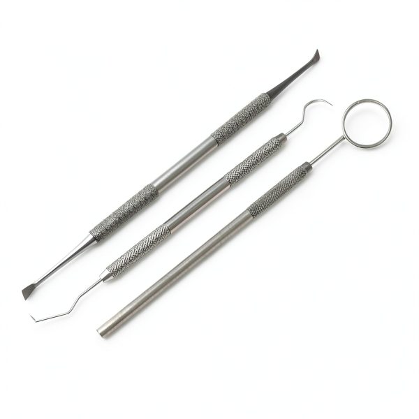 Tartar Calculus Plaque Remover 3 PCS Set with Mirror Probe G.S Store-0