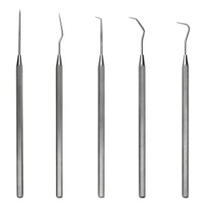 Moody Tools 55-0296 5-Piece 25 mil Precision Probe Set Stainless Steel-0
